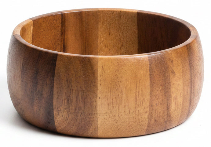 set of four modern individual ceramic salad serving bowls table layout