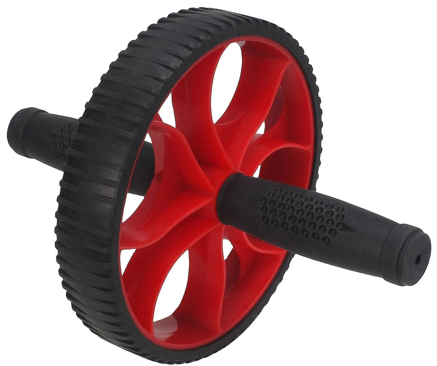 heavy duty ab roller wheel workout equipment comfortable foam grips gym