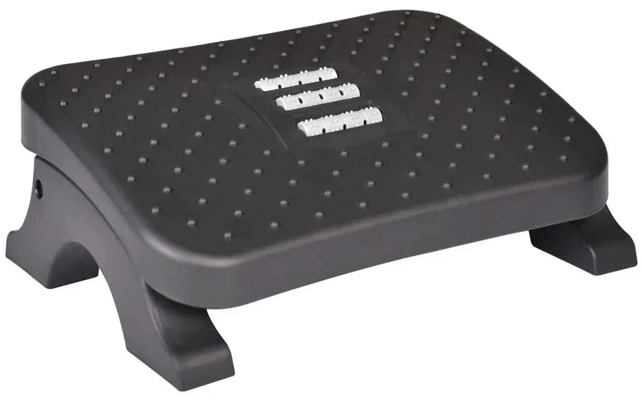 adjustable ergonomic office desk foot rest cushion anti-slip massaging surface