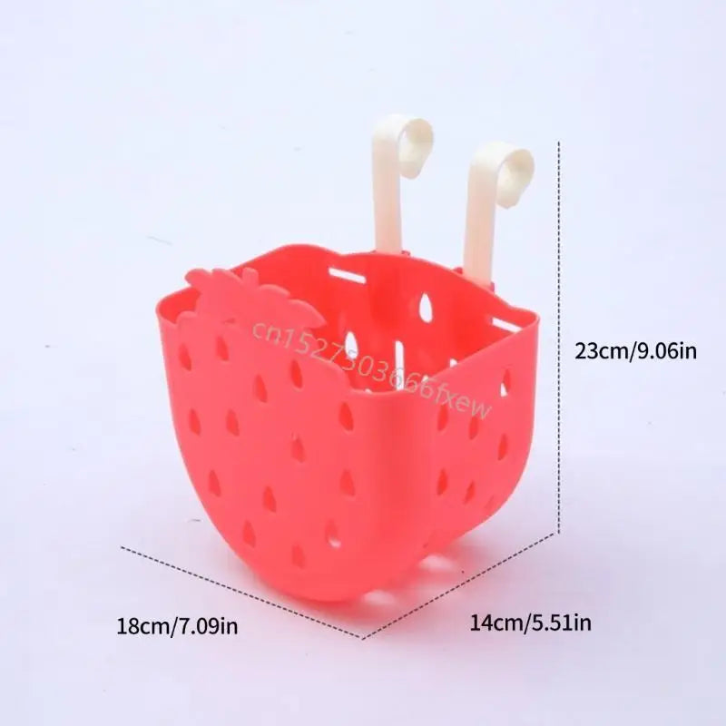impact resistant plastic bicycle cargo bucket separate layout flat lay studio view