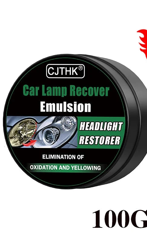 professional car headlight restoration paste kit details user instruction guide