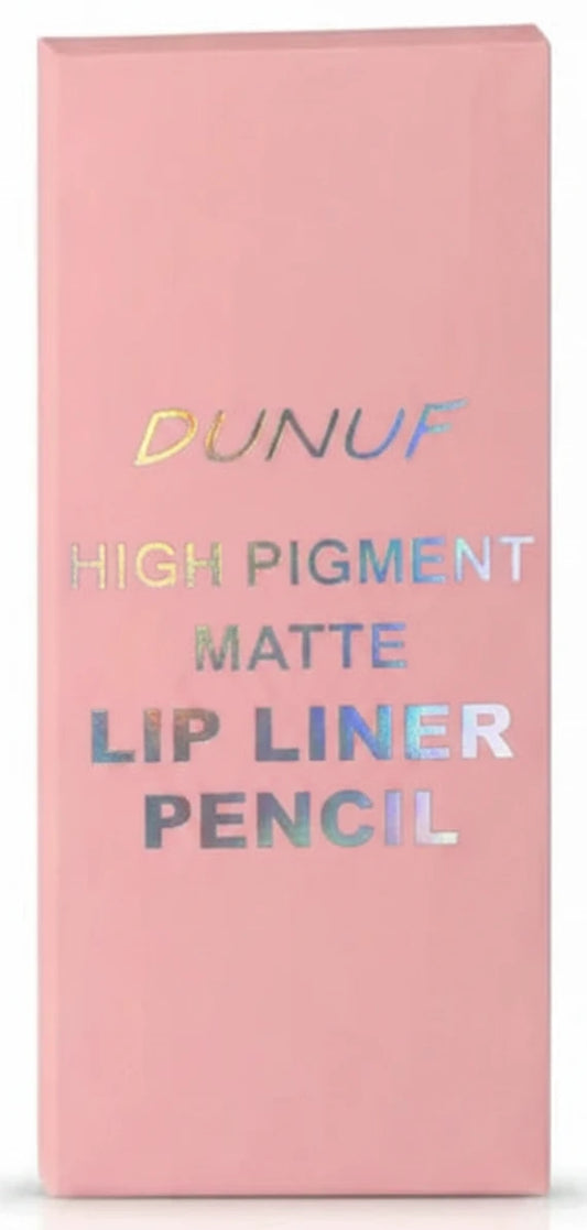 six piece matte lip liner pencil set collection
