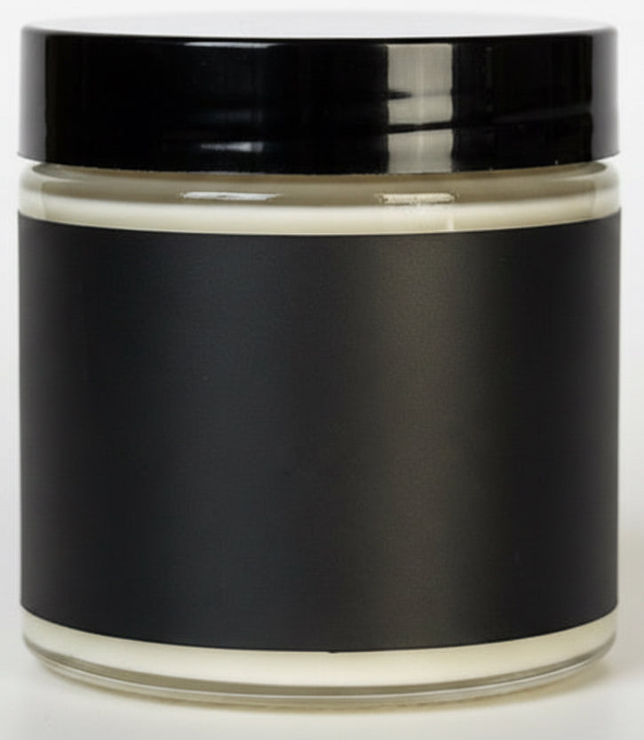 natural luxury moisturizing body butter cream packaging view