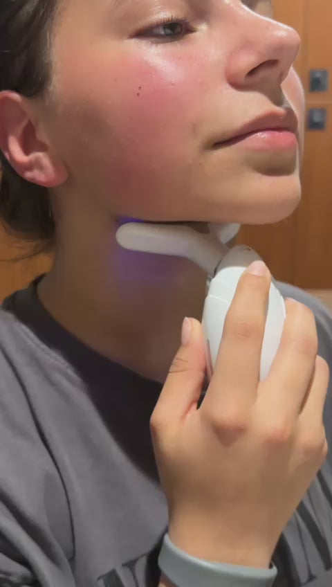 micro-current face lifting device kit with instruction guide details