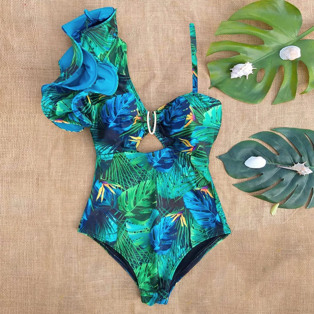 Floral One Piece Swimsuit Women’s Monokini Swimwear - Items From £0.99