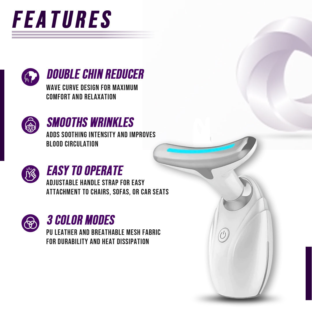 sonic vibration jawline sculpting massager wand for skincare routine curves
