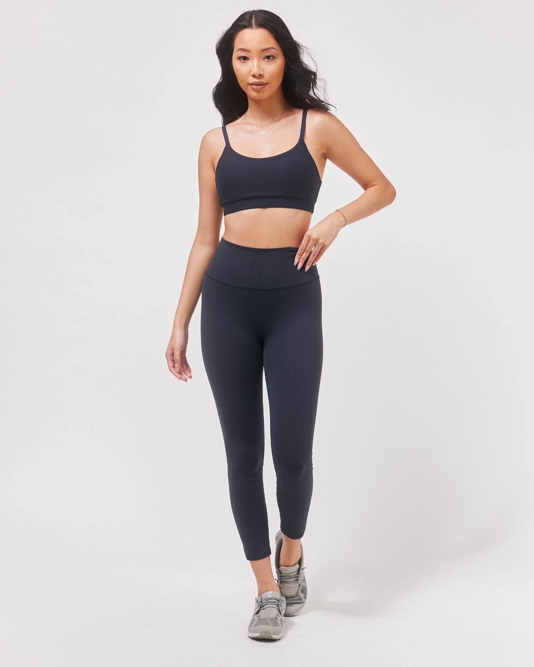 padded activewear crop top sports bra for low and high impact training
