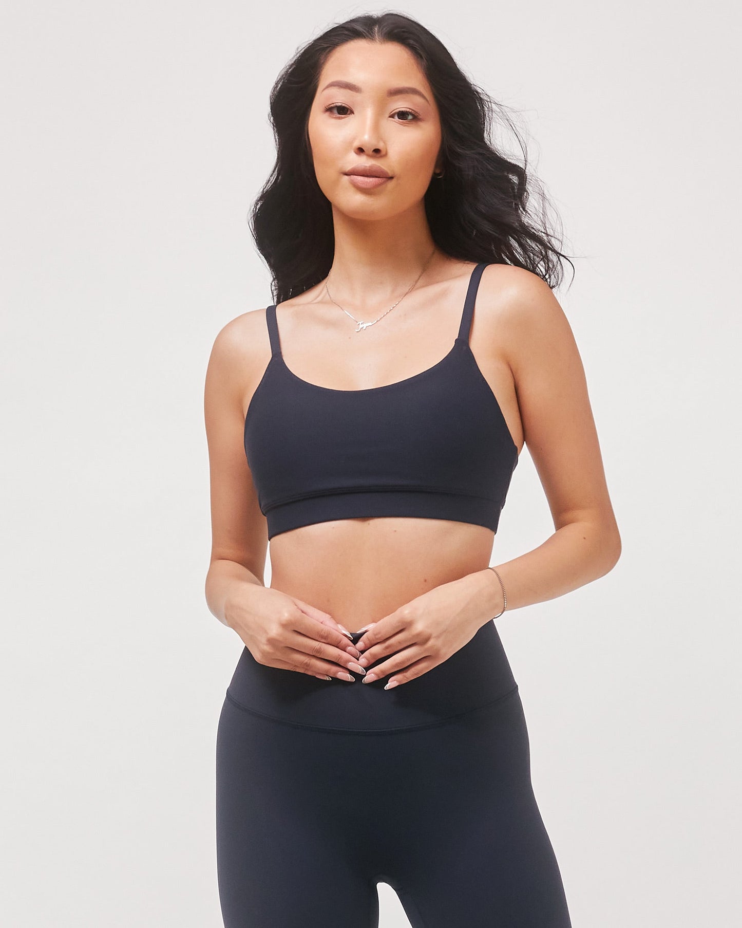 chafe free athletic comfort bra in premium luxury high stretch fabric separate