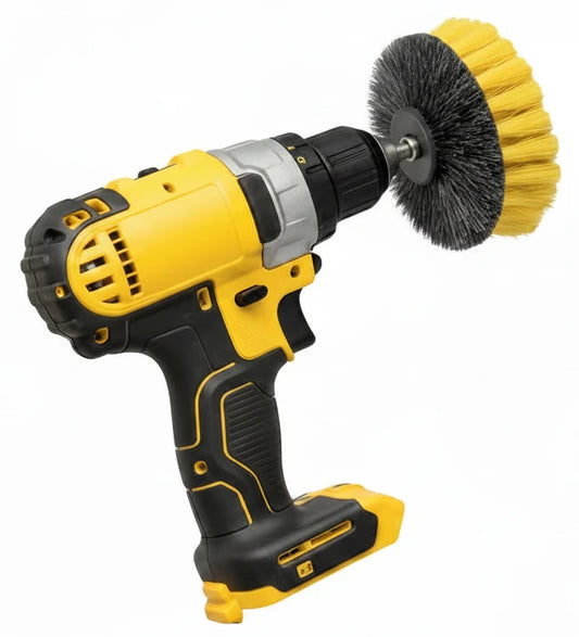 nylon drill brush attachments for deep cleaning