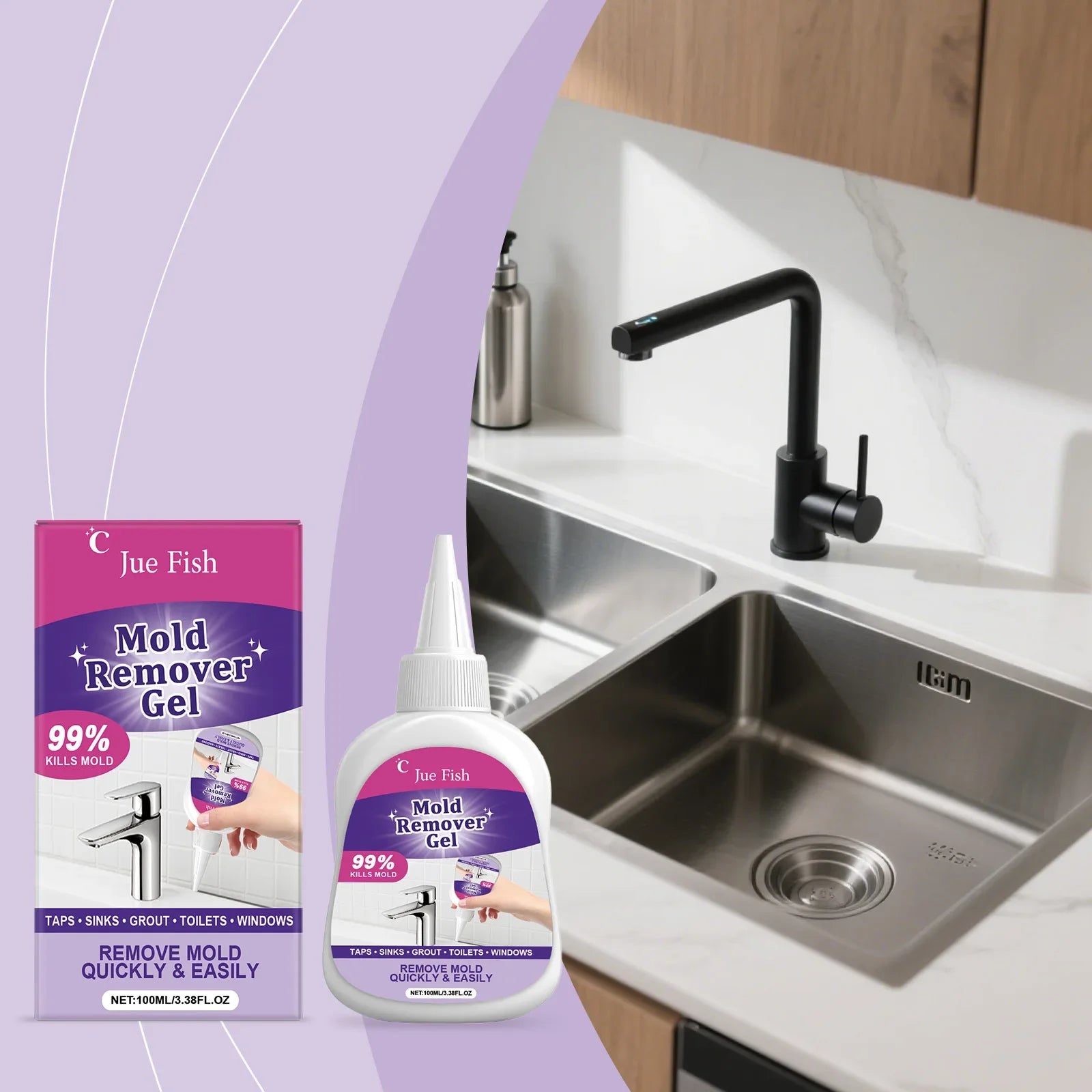 mold remover gel bathroom tile grout cleaning