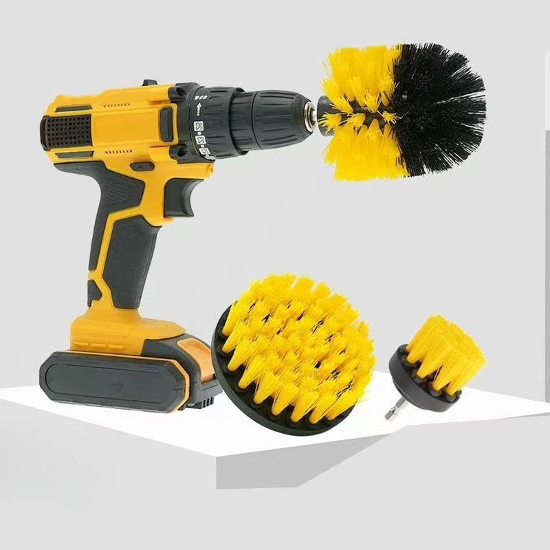 power drill scrubber brush set 4 pieces