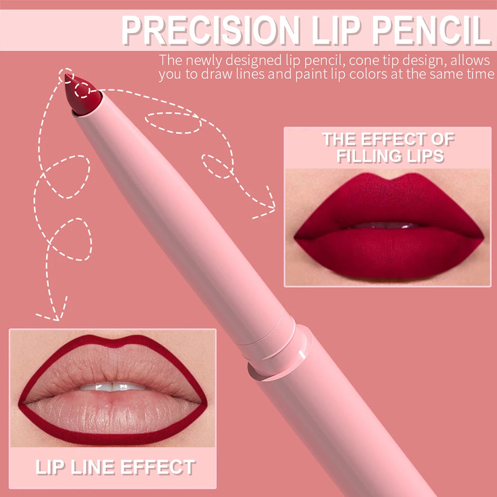 precise definition sharpening tip lip liner pencil texture