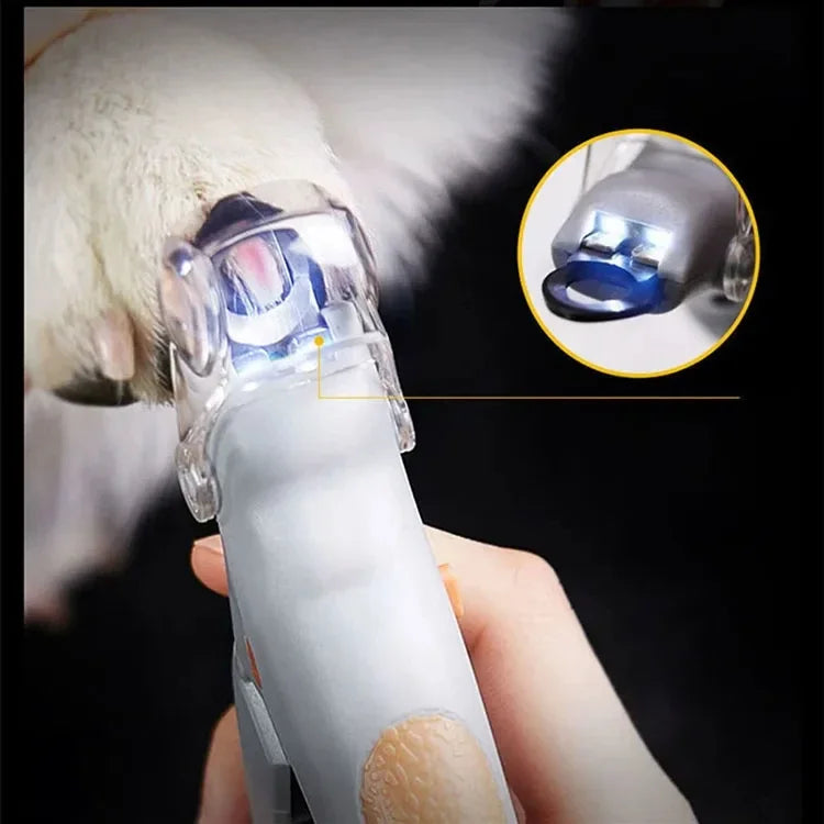 safety lock switch on professional pet claw trimmer