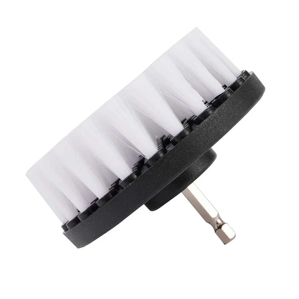 soft scrub drill brush with hex quick connect