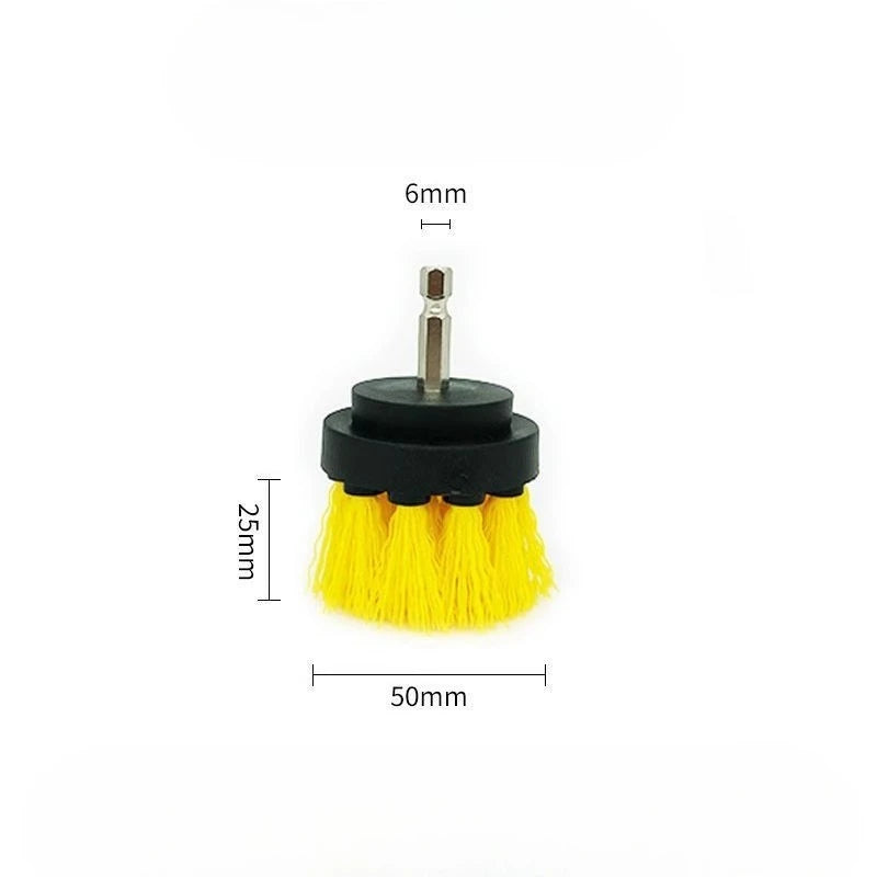quick change shaft drill cleaning brushes