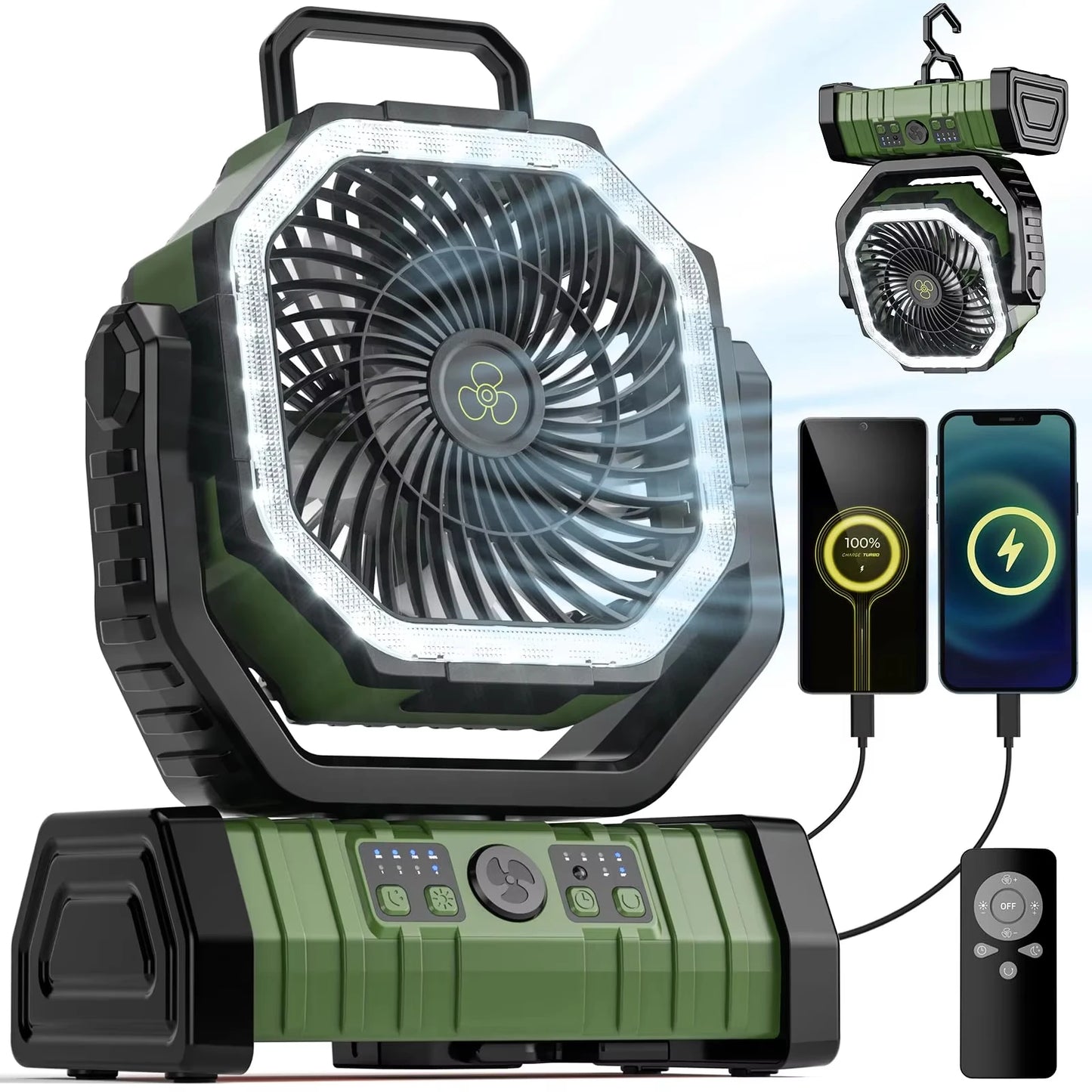 robust outdoor ventilation fan with sturdy stand
