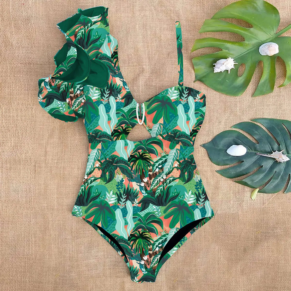 Floral One Piece Swimsuit Women’s Monokini Swimwear - Items From £0.99