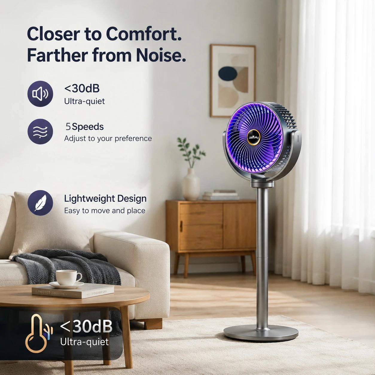 premium type-c charging connection port on heavy weighted non slip base riser