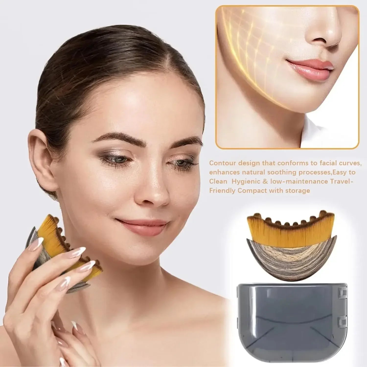 holistic lymphatic drainage massager for facial care