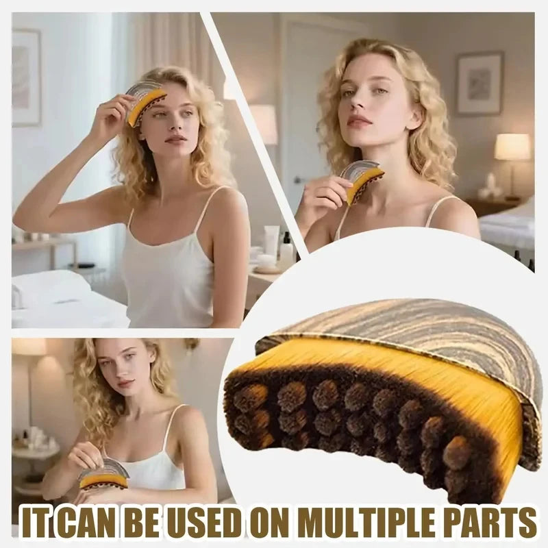 how to use lymphatic drainage brush on neck