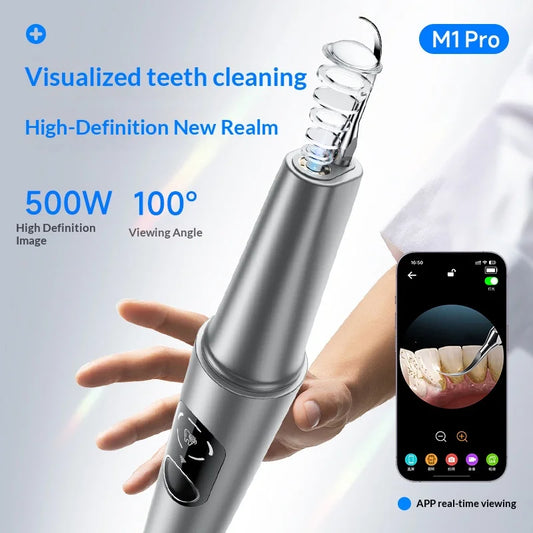 visual dental tartar calculus remover hd camera teeth stain cleaning device