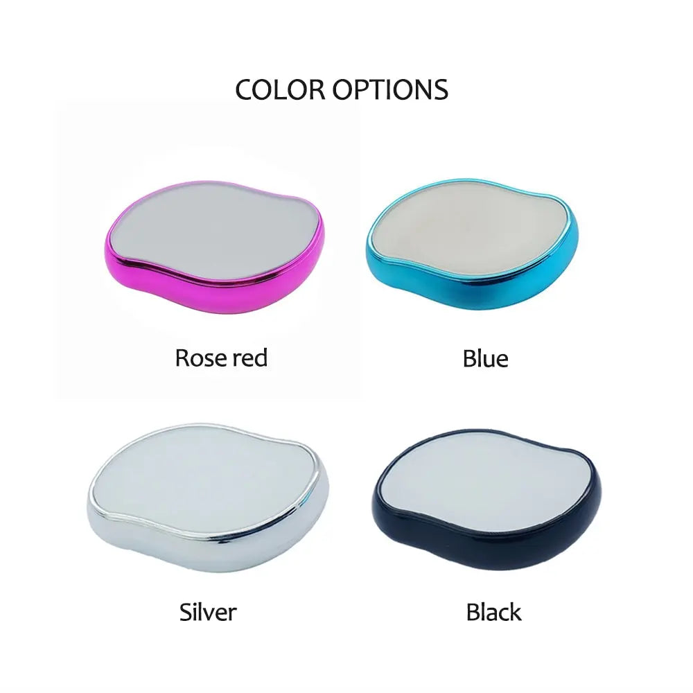 non slip ergonomic design crystal physical epilator stone