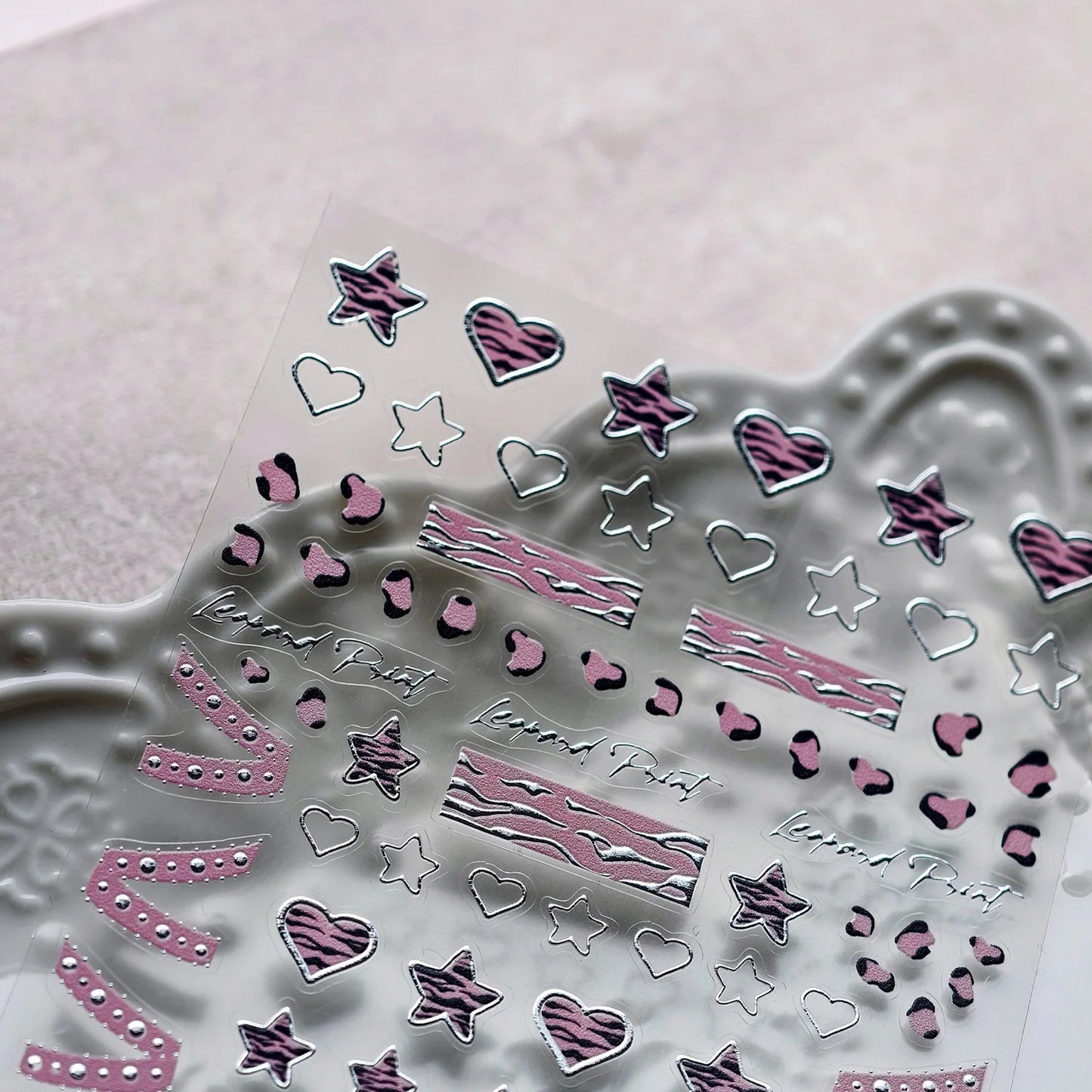 cool checkered pattern self adhesive nail art transfers