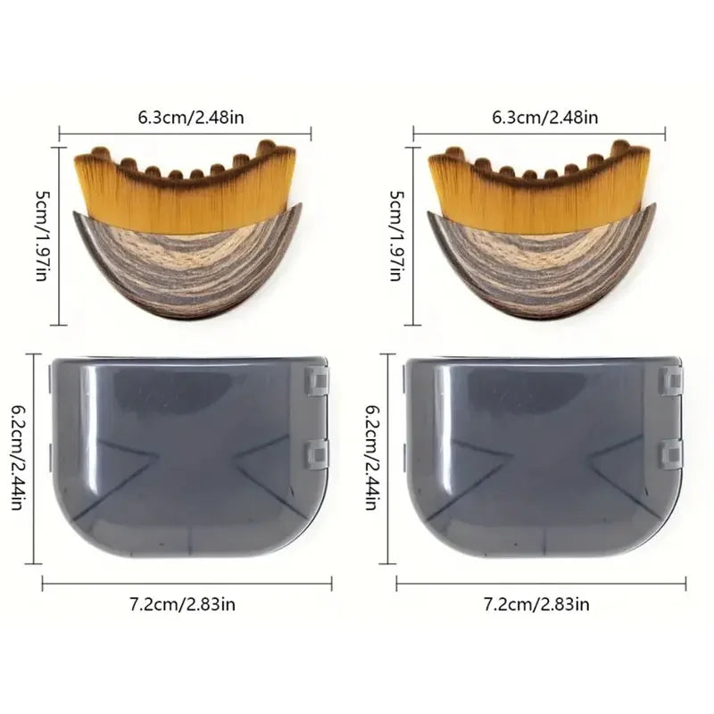 gentle non invasive skin firming face rolling brush