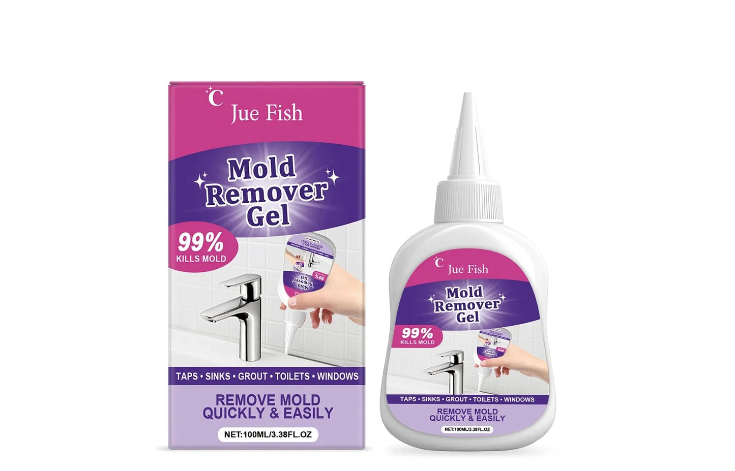 household mold stain remover gel results