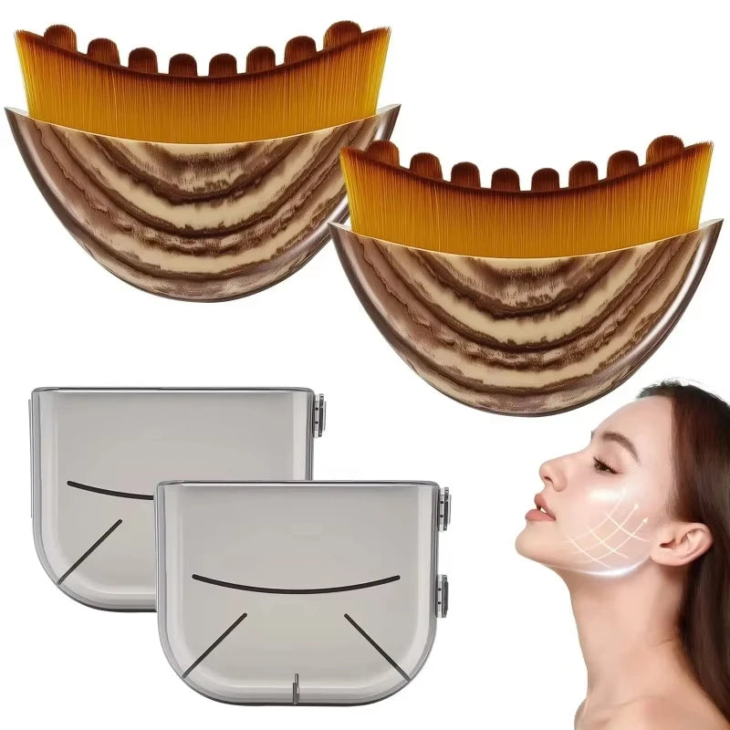 chin sculpting facial massager beauty routine guide