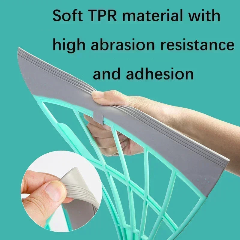 premium multi surface silicone squeegee clearing steam condensation mirrors