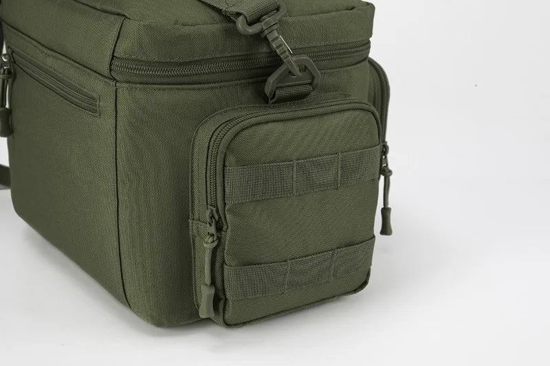 dual zipper heavy duty tactical lunch storage system