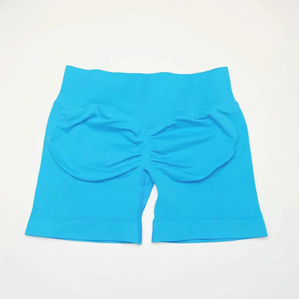 Scrunch Butt Gym Shorts Women High Waist Seamless Workout Shorts