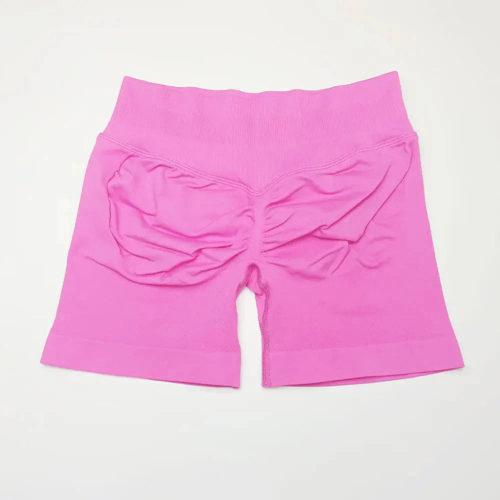 Scrunch Butt Gym Shorts Women High Waist Seamless Workout Shorts