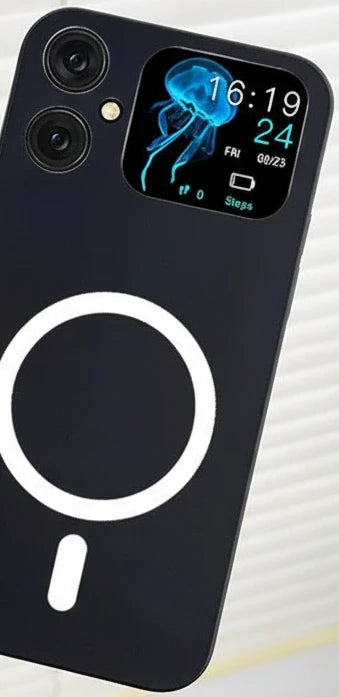 matte black tpu case for cubot a20 slim protective cover shell back view