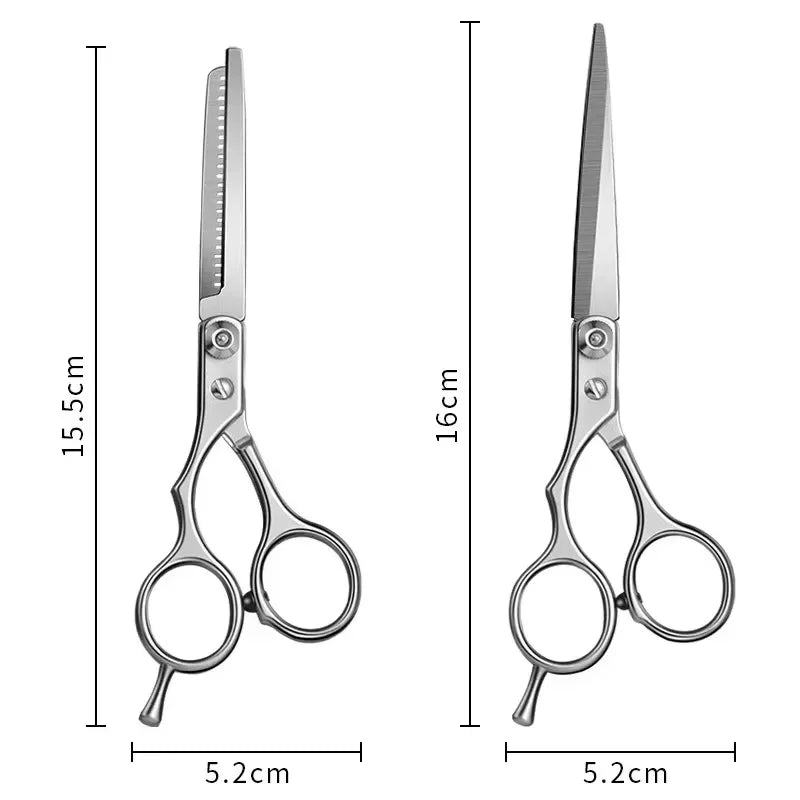 adjustable tension gear pivot screw on barber scissors body assembly detail