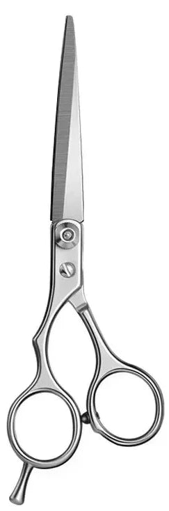 adjustable tension gear pivot screw on barber scissors body assembly detail