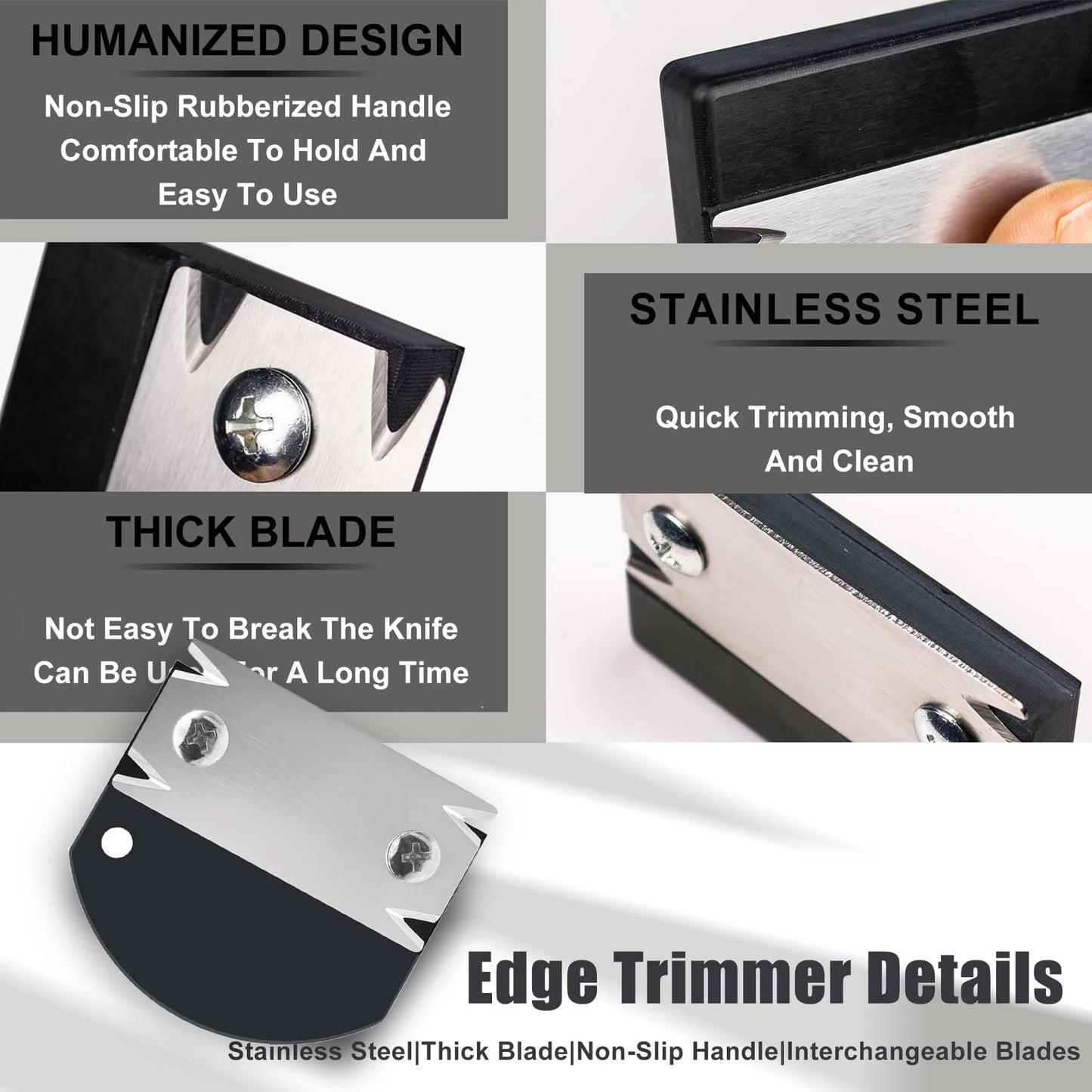 woodworking deburring scraper tool cleaning up rough plastic edge banding strips