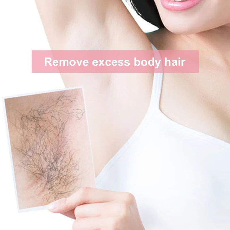 smooth glass surface pattern of physical hair erasing tool