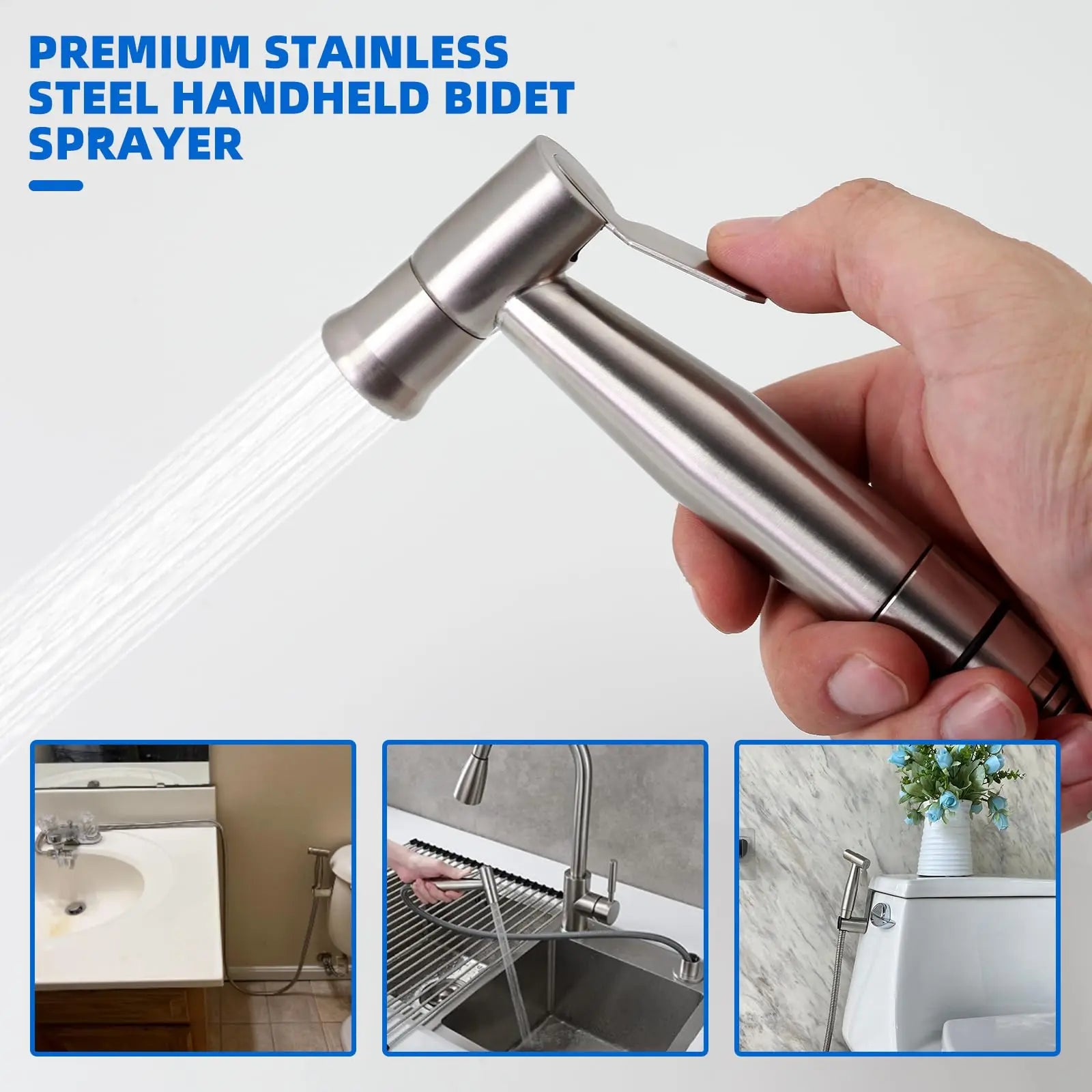 industrial abs polymer pressurized bidet nozzle attachment body construction