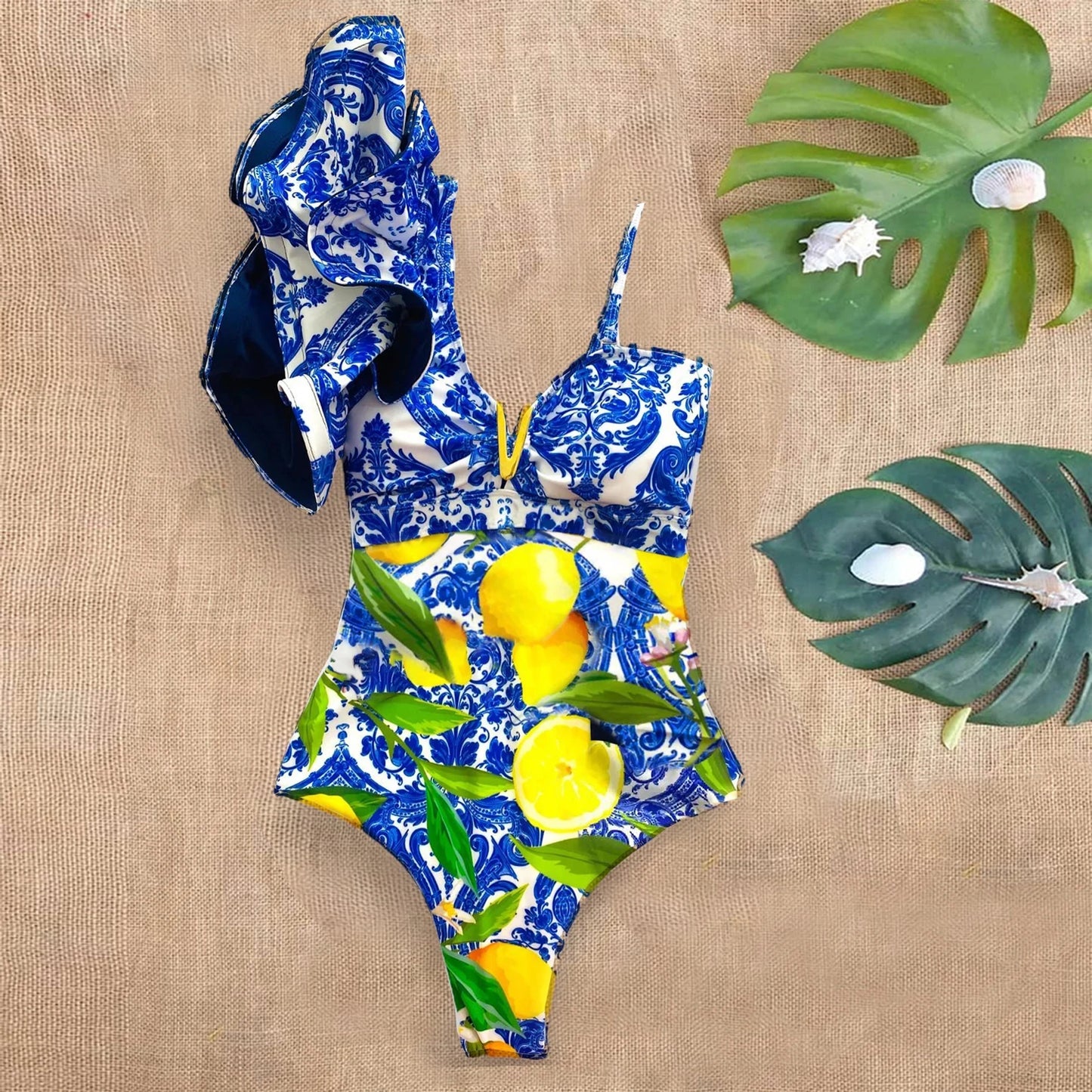 Floral One Piece Swimsuit Women’s Monokini Swimwear - Items From £0.99