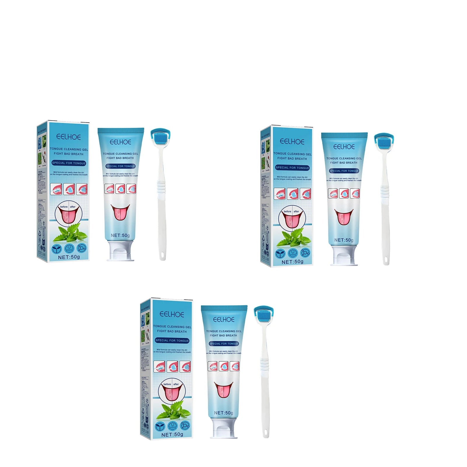 oral care kit box and tube