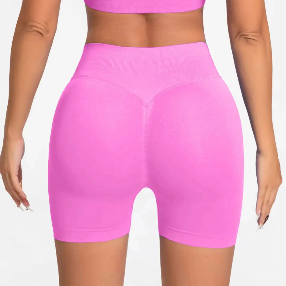 Scrunch Butt Gym Shorts Women High Waist Seamless Workout Shorts