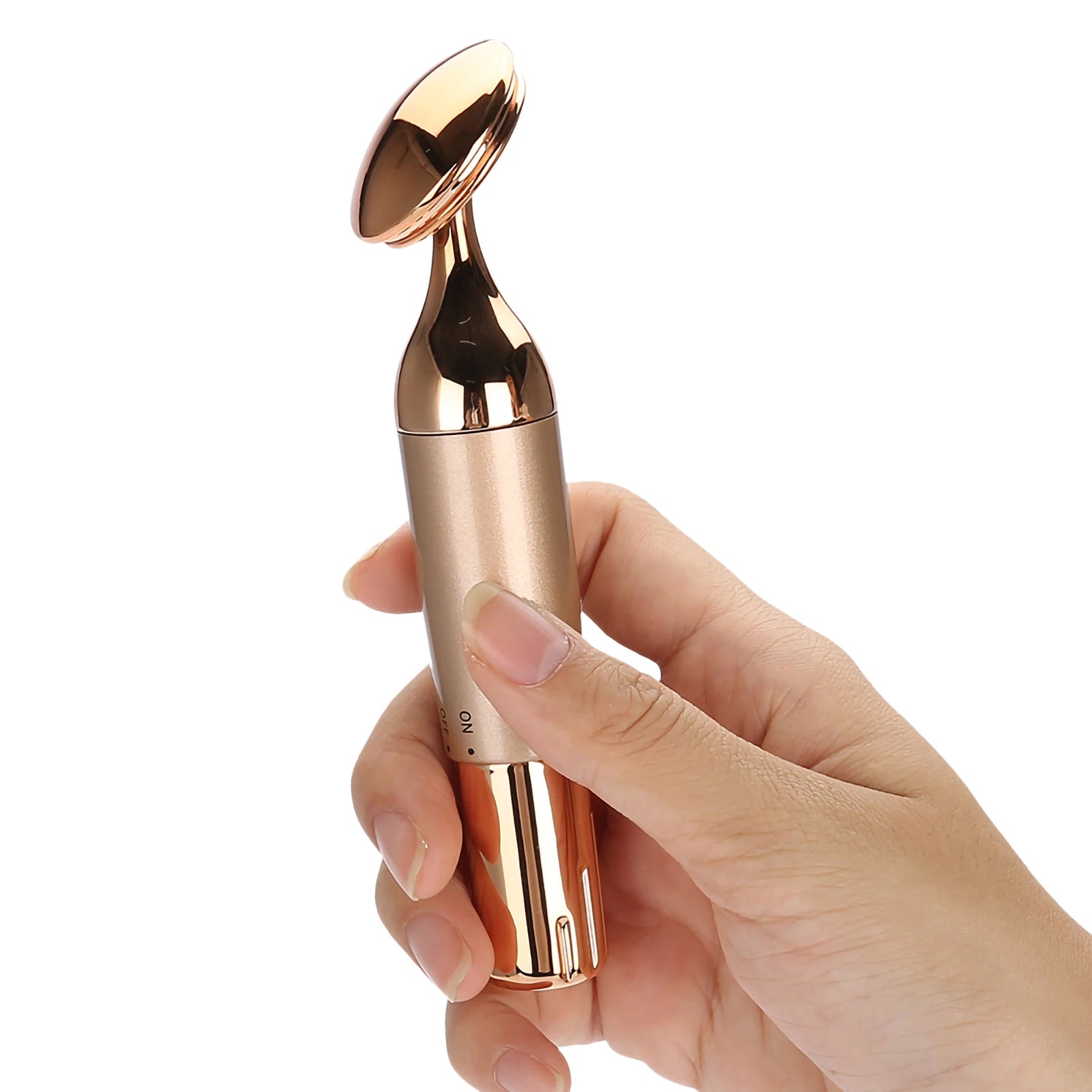 compact electric face contouring massager