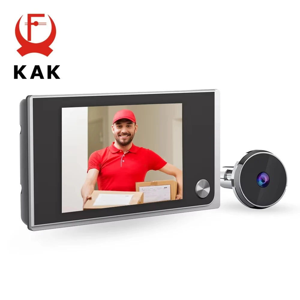digital door peephole camera home security system