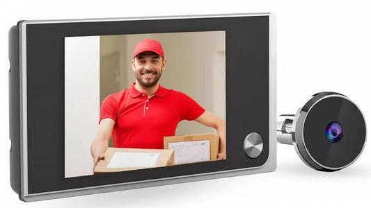 digital door peephole camera home security system