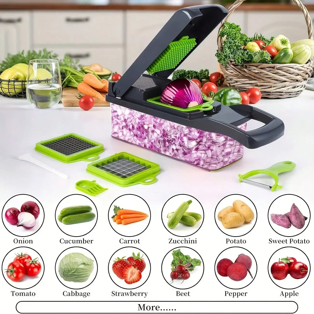 space saving blade organizer storage box inside kitchen drawer