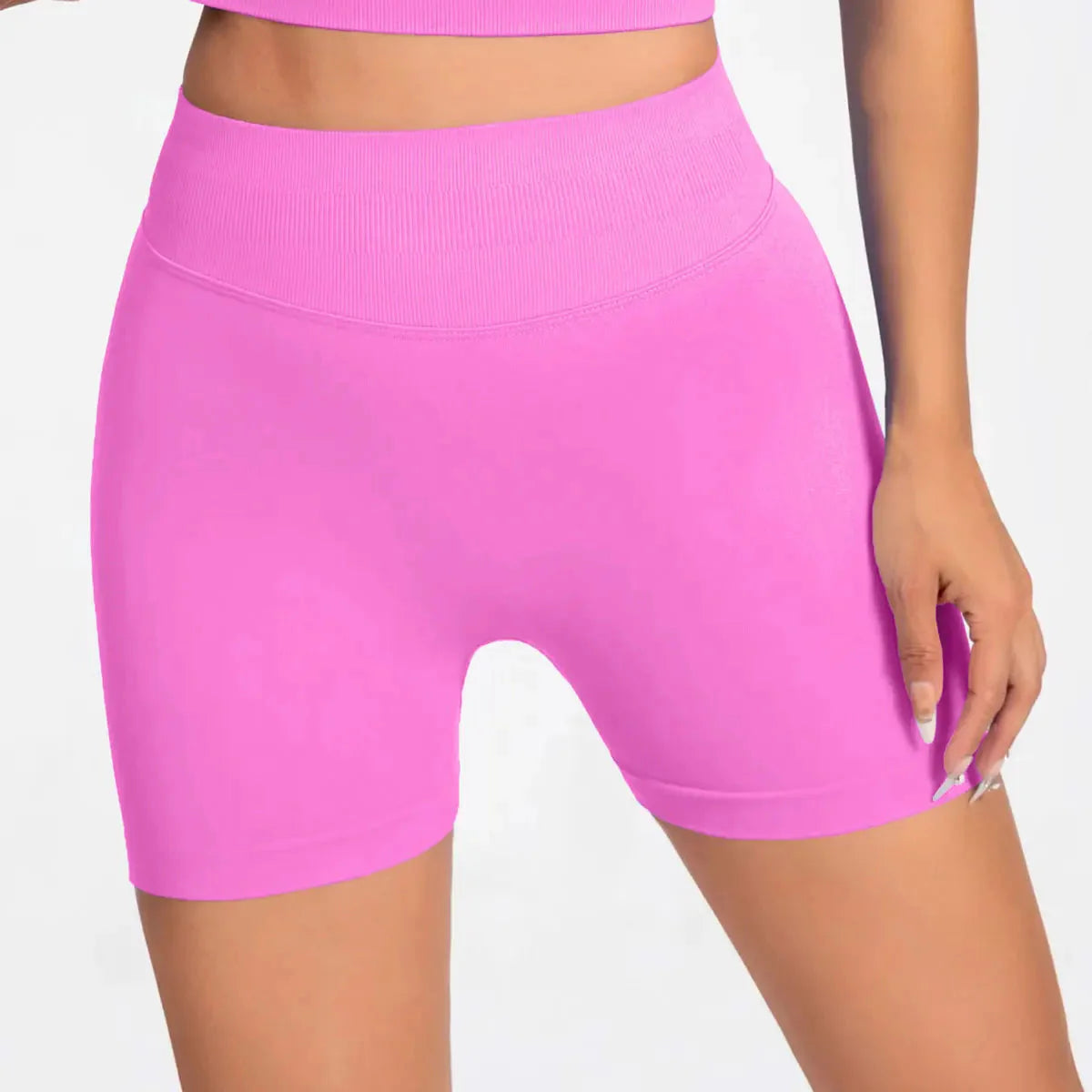 Scrunch Butt Gym Shorts Women High Waist Seamless Workout Shorts