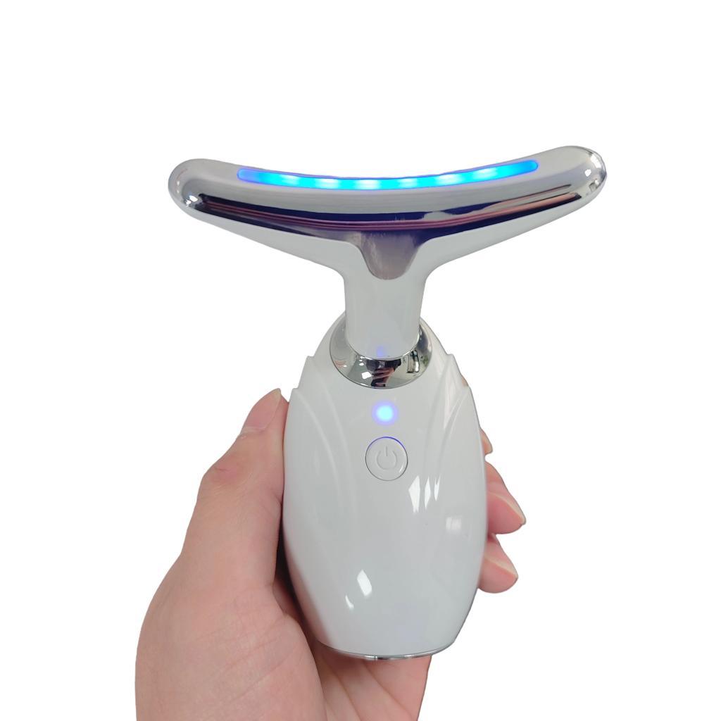 compact led beauty therapy device for professional home facial skincare
