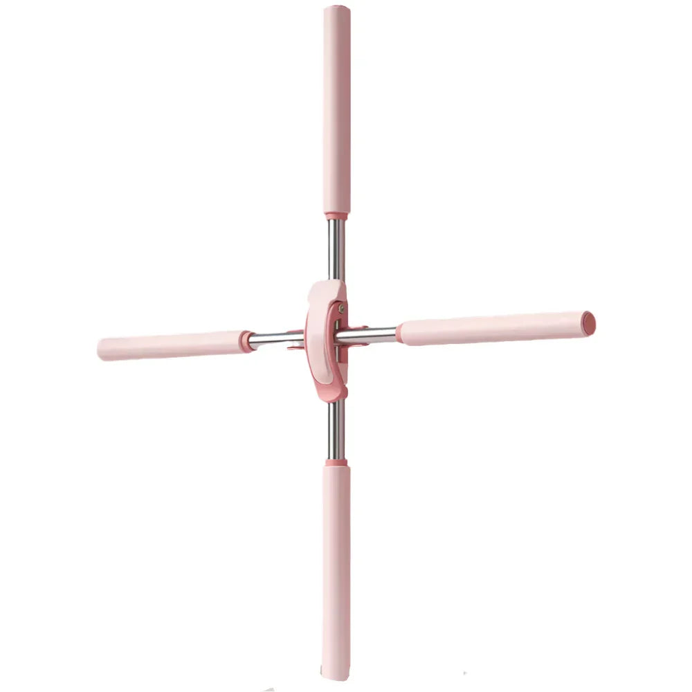 Adjustable cross shape stretching sticks for posture correction and home gym fitness routines.